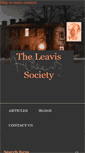 Mobile Screenshot of leavissociety.com